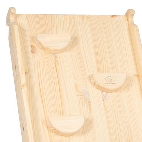 Drabinka naturalna i Zjeżdżalnia-Ścianka Wspinaczkowa 2w1 MeowBaby 12