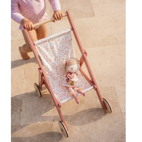 Drewniany wózek dla lalek Little Dutch 2