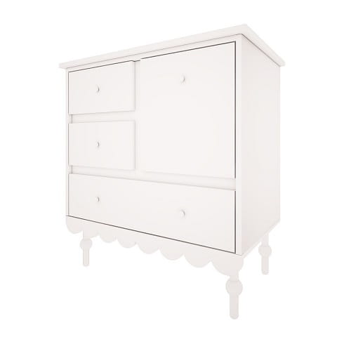 Komoda Babushka biała mała - dziecięca 2