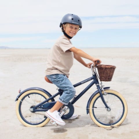 Banwood Rowerek Classic Navy Blue dla chłopca, 16 cali