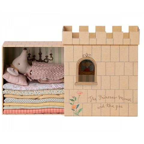 Maileg Myszka Księżniczka na ziarnku grochu - Big Sister Princess and the pea 2023 2
