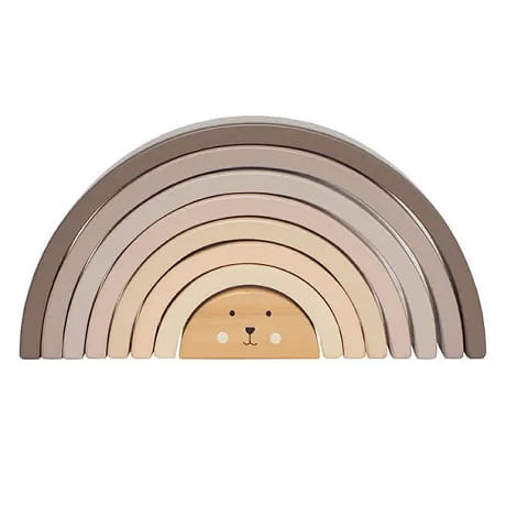 Piramida tęcza, kreatywna układanka Jabadabado