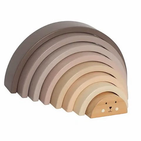 Piramida tęcza, kreatywna układanka Jabadabado 1