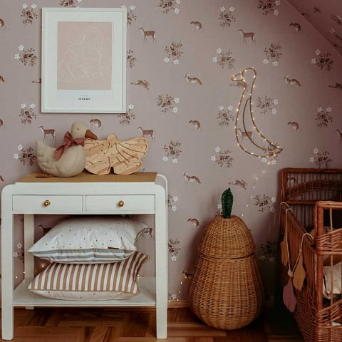 Tapeta dziecięca Sweet Little Creatures zwierzęta 3