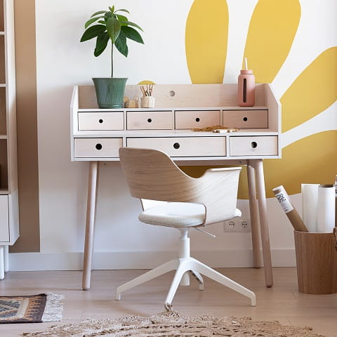 Biurko sekretarzyk dziecięcy River naturalny 4