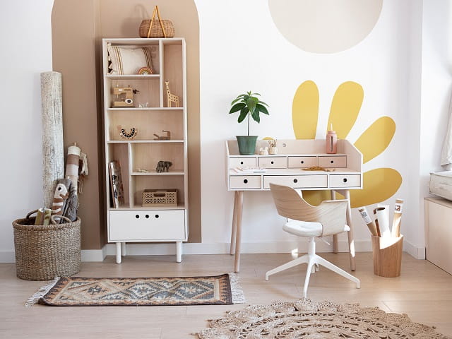 Biurko sekretarzyk dziecięcy River naturalny 6