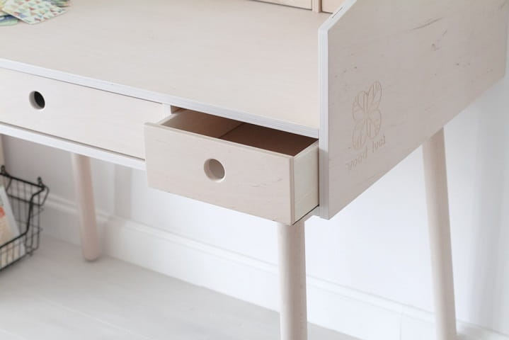 Biurko sekretarzyk dziecięcy River naturalny 7