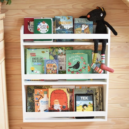 Półka na książki biblioteczka szeroka Bambooko