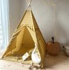 Namiot tipi dla dzieci z matą podłogową z dwustronnego muślinu Orcha