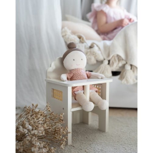 Drewniane krzesełko do karmienia dla lalek Jabadabado 2