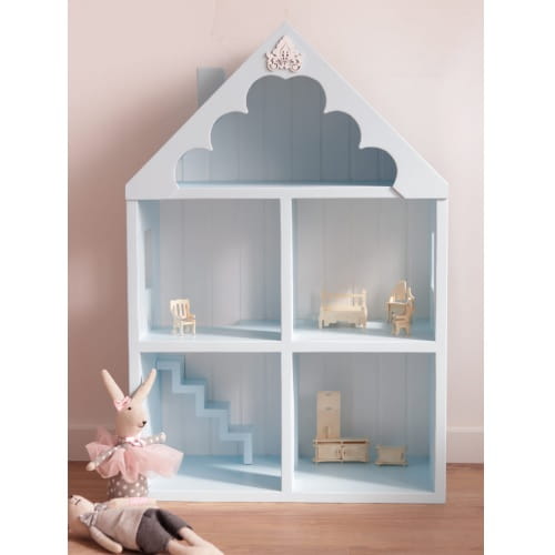 Domek dla lalek / myszek scandinavian baby blue 2
