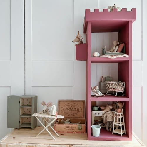 Domek wieża zamkowa dla lalek / myszek