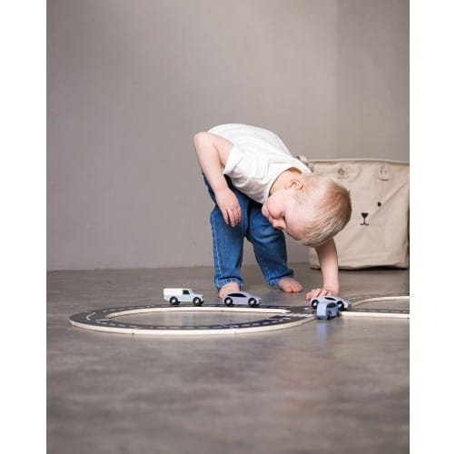 Drewniany tor samochodowy pojazdy Jabadabado 5