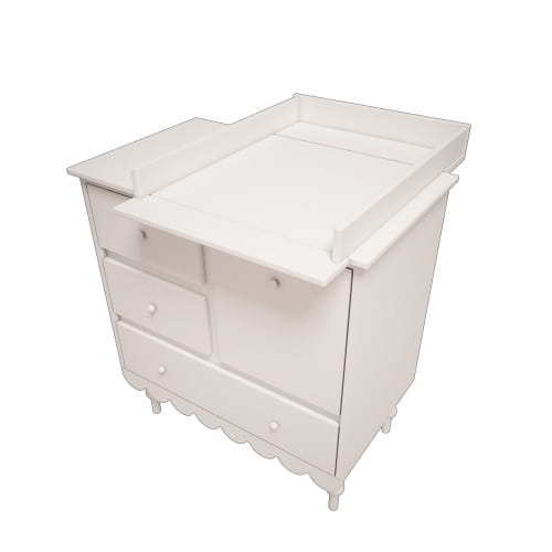 Przewijak na komodę Babushka biały 1