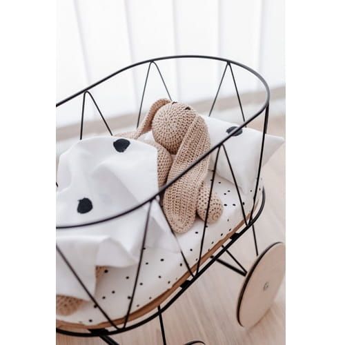 Elegancki wózek / łóżeczko dla lalek OOH NOO 3