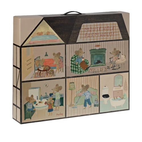 Maileg Domek dla myszek Mouse hole Farmhouse 6