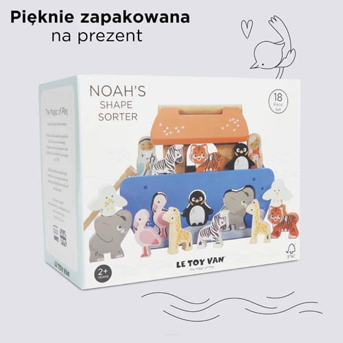 Arka Noego sorter kształtów Le Toy Van 6