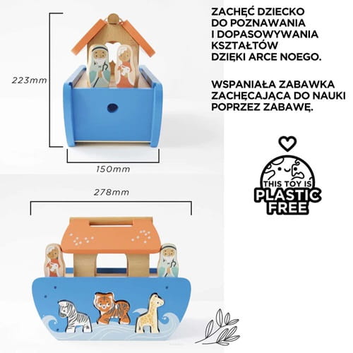 Arka Noego sorter kształtów Le Toy Van 7