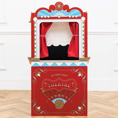 Teatrzyk drewniany teatr lalek showtime Le Toy Van 3