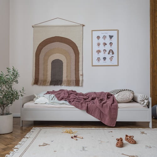 Łóżko 90x200 cm Vintage kaszmir 2