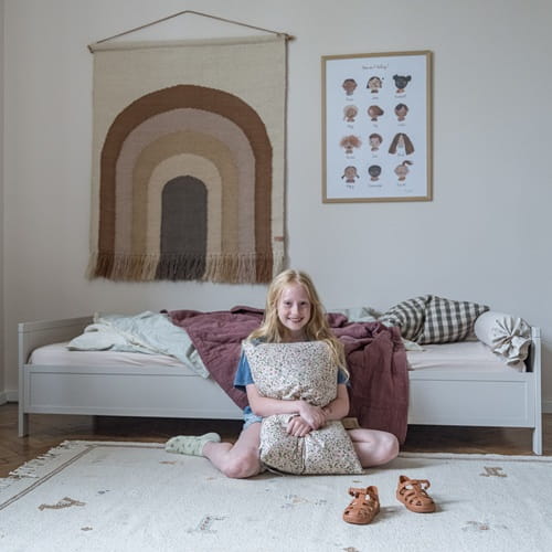 Łóżko 90x200 cm Vintage kaszmir 4