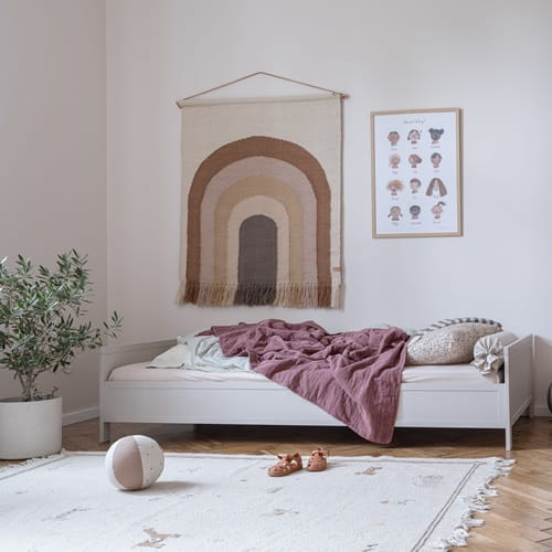 Łóżko 90x200 cm Vintage kaszmir