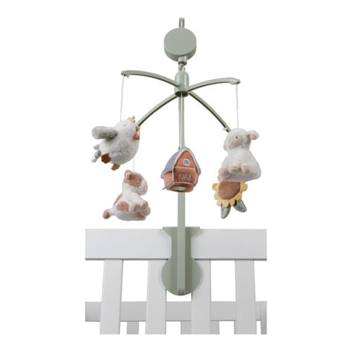 Karuzela do łóżeczka z pozytywką Farm Little Dutch 6