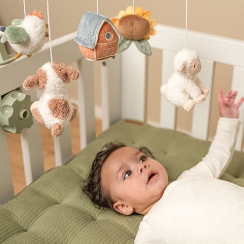 Karuzela do łóżeczka z pozytywką Farm Little Dutch 2