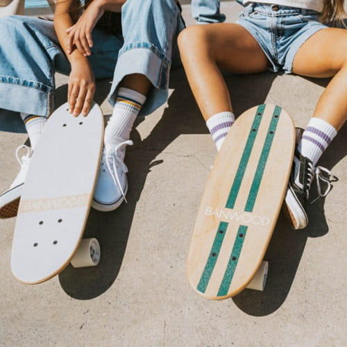 Deskorolka white Banwood  3