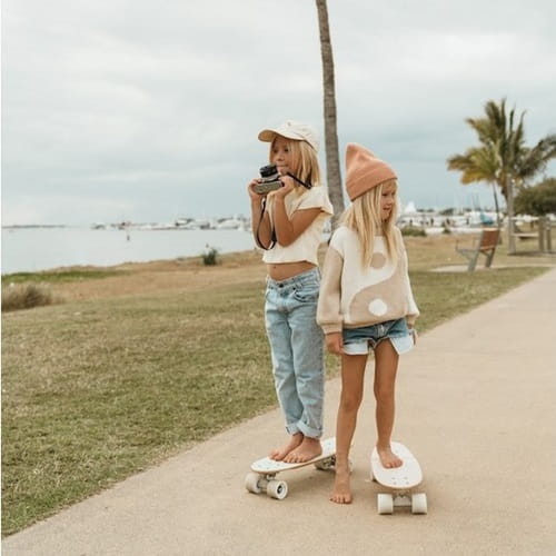 Deskorolka white Banwood  2