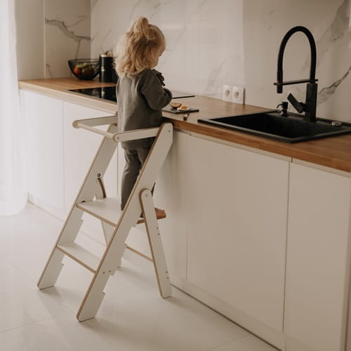 Kitchen Helper pomocnik kuchenny biały składany