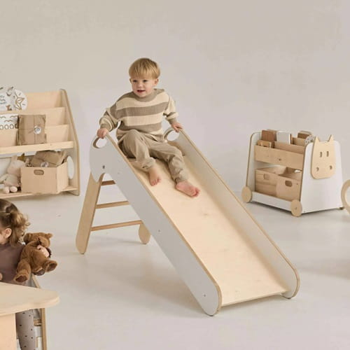 Drewniana zjeżdżalnia - składana