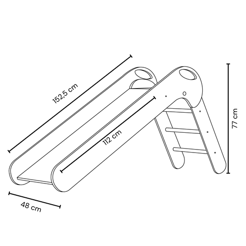 Drewniana zjeżdżalnia - składana 10