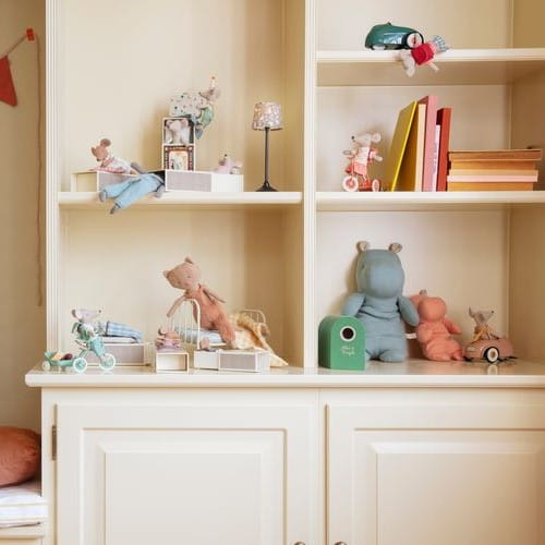 Maileg rowerek trójkołowy zielony - Abri a tricycle, Mouse - green  1