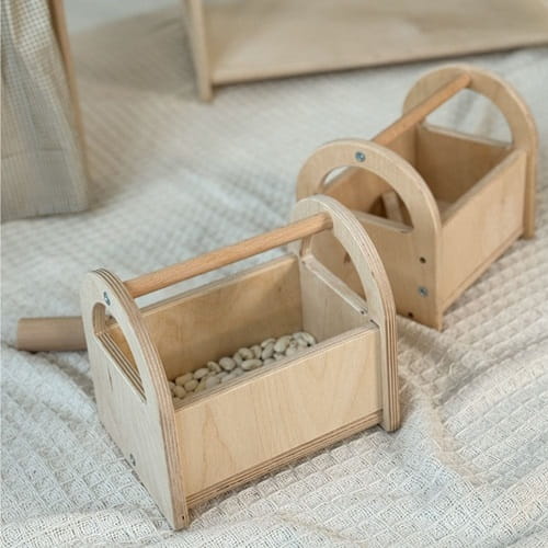 Drewniana kuchnia dla dzieci z akcesoriami 14