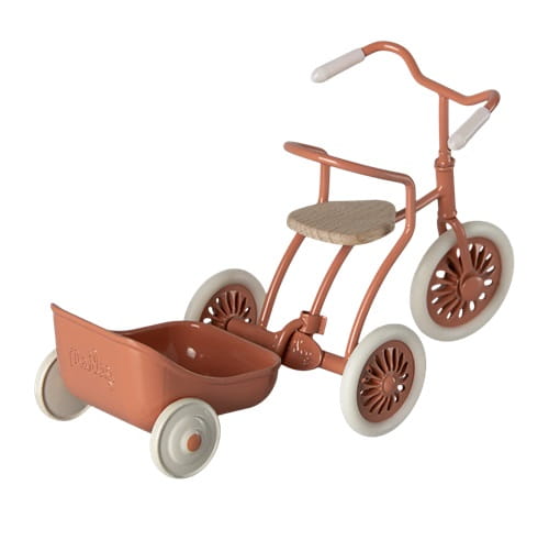 Maileg przyczepka do rowerka dla myszek Coral  2