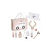 Zestaw lekarski drewniany różowy 18 msc+ Jabadabado