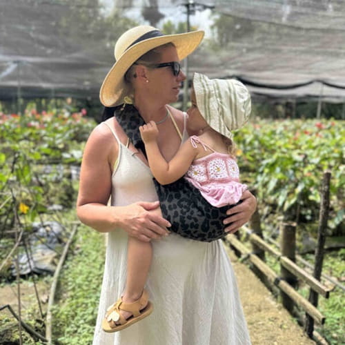 Nosidło wspomagające Grey Leopard szare Wildride 2