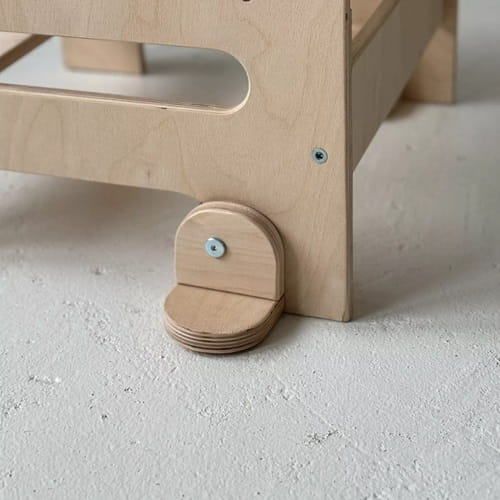 Kitchen Helper pomocnik kuchenny naturalny S z dodatkowymi nóżkami stabilizującymi  1