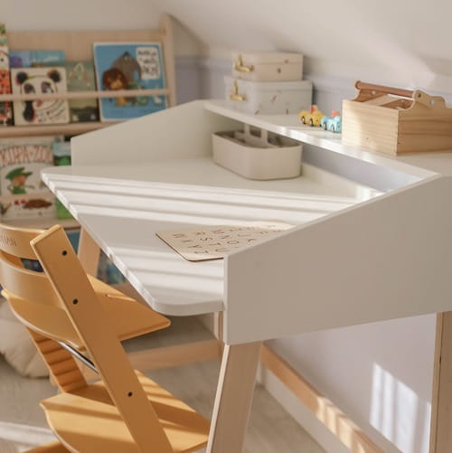 Biurko dziecięce Basic białe 3