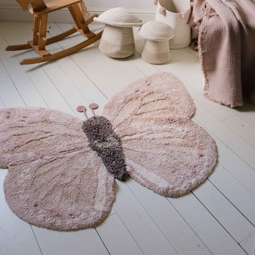Dywan bawełniany Baby Butterfly Motyl, Animal Rugs, Lorena Canals 1