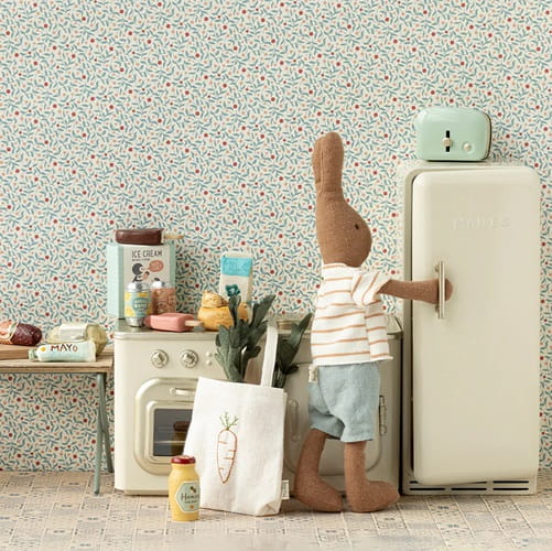 Maileg lodówka biała fridge white dla myszek duża 2024 1