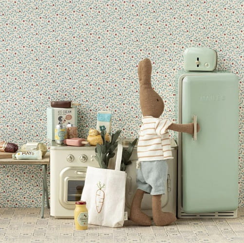 Maileg lodówka miętowa fridge mint dla myszek duża 2024 1
