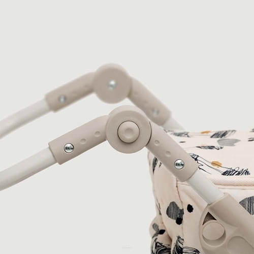 Wózek dla lalki 3 w 1, spacerowy, gondola, składany Skrallan 8