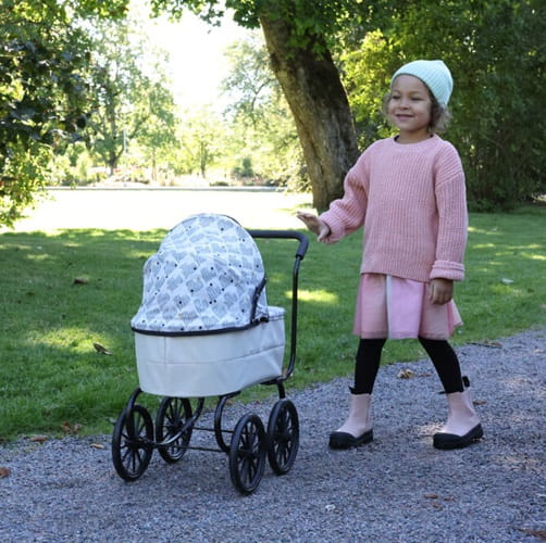Wózek dla lalki w stylu retro, gondola Skrallan  2