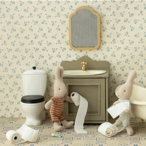 Maileg toaleta dla myszek toilet duża 1