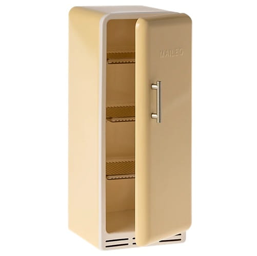 Maileg lodówka żółta fridge yellow dla myszek duża 2024 2