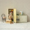 Maileg lodówka żółta fridge yellow dla myszek duża 2024 1