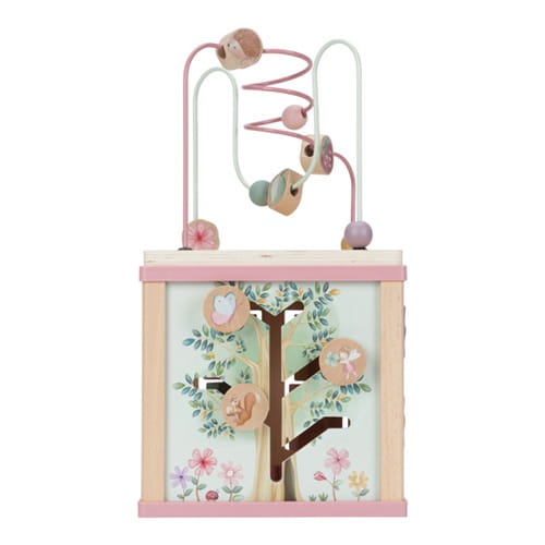 Kostka edukacyjna różowa Fairy Garden aktywizująca Little Dutch  11