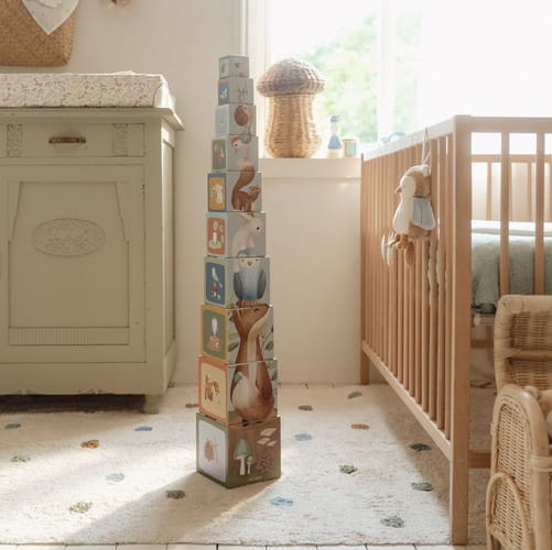 Piramida wieża kartonowa Forest Friends Little Dutch